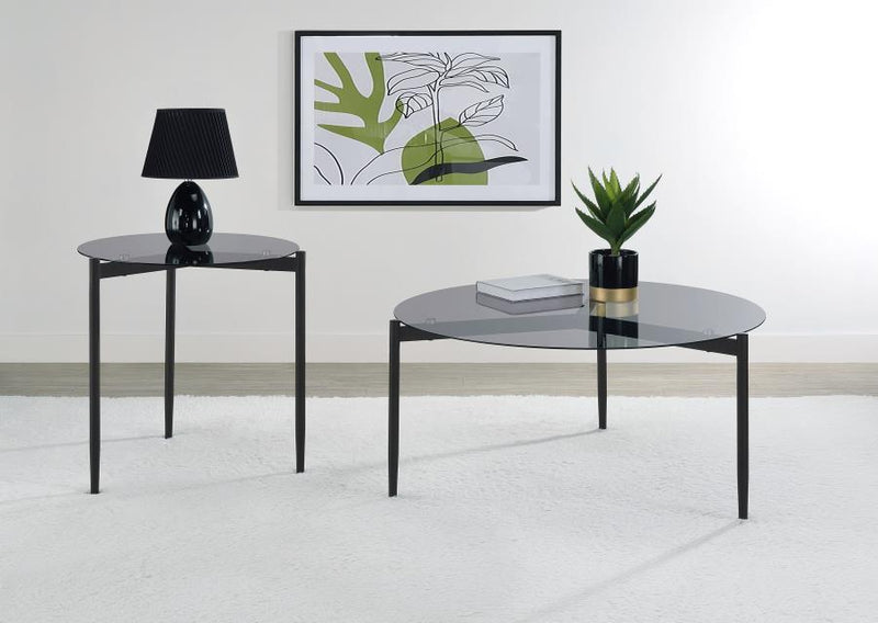 Rosalie - Round Coffee And End Table Set - JaxCo Furniture