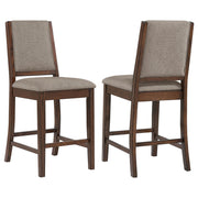 Patterson - Upholstered Counter Chair (Set of 2) - Mango Oak - JaxCo Furniture