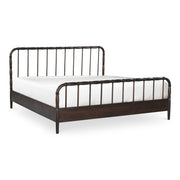Vivian - Queen Bed - Dark Brown - JaxCo Furniture