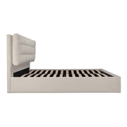 Sebastion - Queen Storage Bed - Cream - JaxCo Furniture