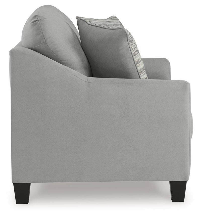 Adlai - Shadow - Loveseat - JaxCo Furniture