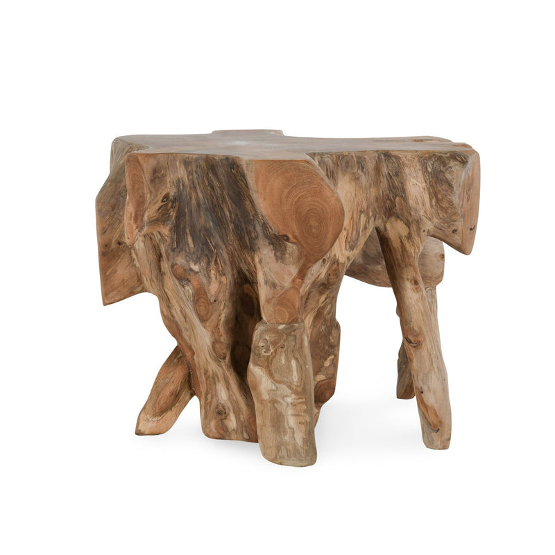 Cypress - Teak Root End Table - JaxCo Furniture