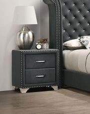 Melody - Upholstered 2-Drawer Nightstand - JaxCo Furniture