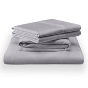 Linens - Tempur Classic Cotton Sheet Set - Cool Gray - JaxCo Furniture