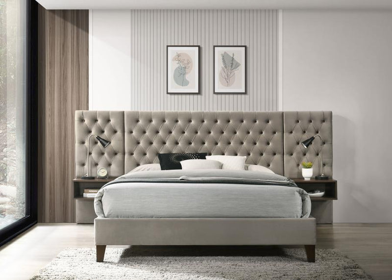 Marley - Upholstered Wall Panel Bed - JaxCo Furniture