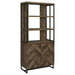 Millbrook - 2 Door Storage Bookshelf - Rustic Oak - JaxCo Furniture