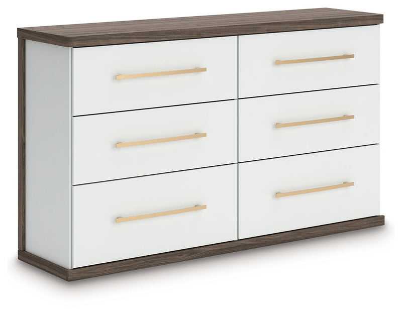 Kendanport - Six Drawer Dresser - JaxCo Furniture
