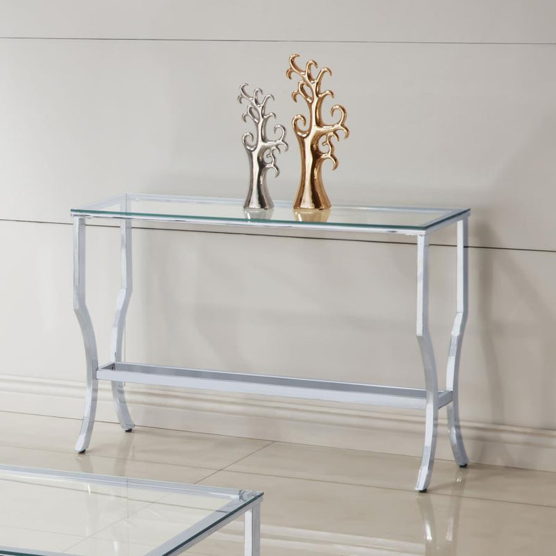Saide - Rectangular Glass Top Table - JaxCo Furniture