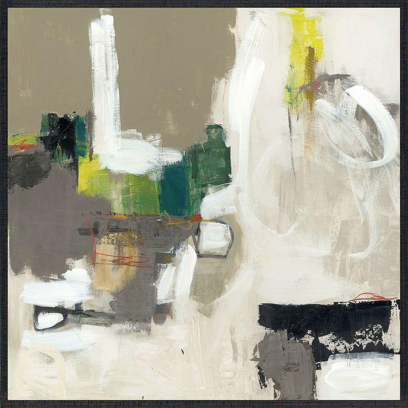 Amazonian - 36" x 36" Painting By Buddy Whitlock - Black - JaxCo Furniture