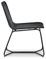 Daviston - Black - Accent Chair - JaxCo Furniture