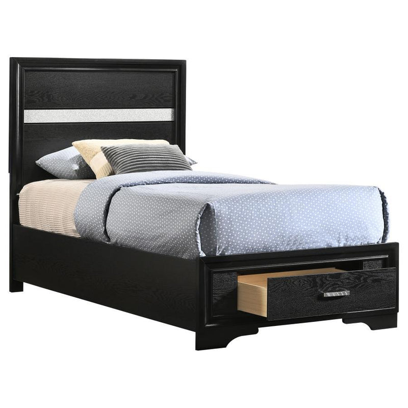 Miranda - Wood Storage Panel Bed - JaxCo Furniture