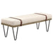 Austin - Fabric Upholstered Accent Bench - Beige - JaxCo Furniture