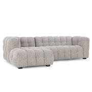 Walter - Sectional With LAF Chaise - Taupe - JaxCo Furniture
