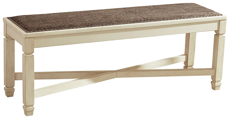 Bolanburg - Beige - Large UPH Dining Room Bench - JaxCo Furniture