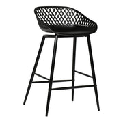 Piazza - Outdoor Counter Stool (Set of 2) - Black - JaxCo Furniture