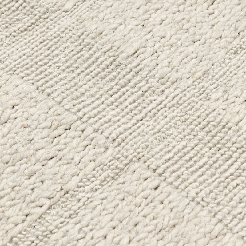 Renewed - 2' x 3' Sinclair Wool Area Rug - Ivory - JaxCo Furniture