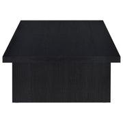 Max - Rectangular Engineered Laminate Coffee Table - Black - JaxCo Furniture