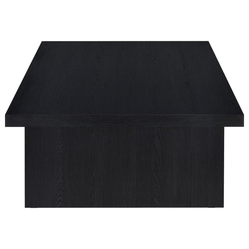 Max - Rectangular Engineered Laminate Coffee Table - Black - JaxCo Furniture