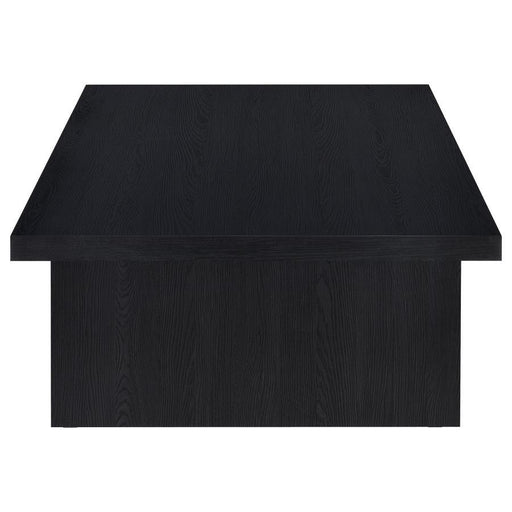 Max - Rectangular Engineered Laminate Coffee Table - Black - JaxCo Furniture