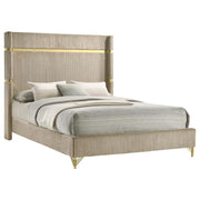 Lucia - Upholstered Wingback Bed - JaxCo Furniture