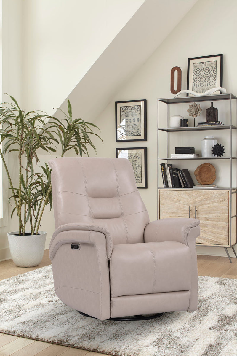 Carnegie - Power Swivel Glider Recliner - JaxCo Furniture
