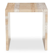 Rosa - Accent Table - Multicolor Marble - JaxCo Furniture