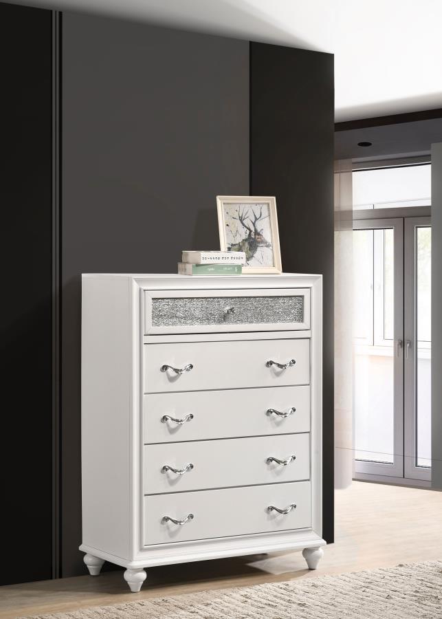 Barzini - 5-Drawer Bedroom Chest - JaxCo Furniture