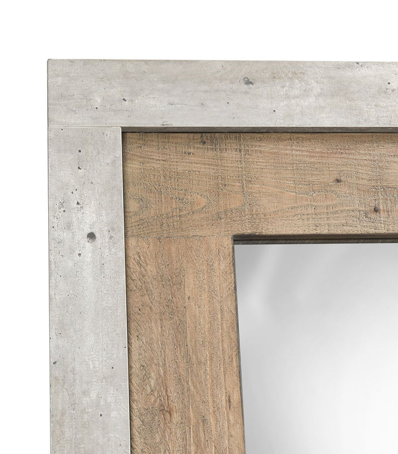 Charlotte - Mirror - Natural / Gray - JaxCo Furniture