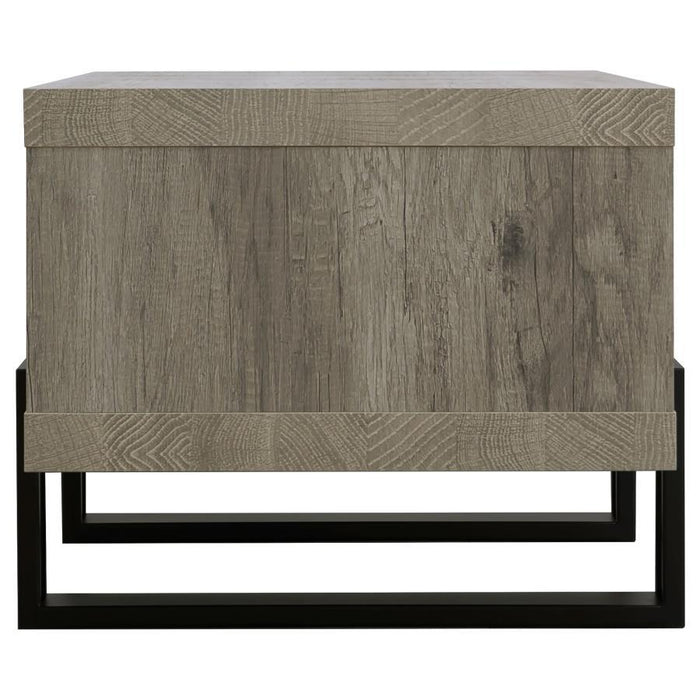 Dinard - Engineered Wood Coffee Table - Gray Driftwood - JaxCo Furniture