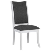Judd - Upholstered Dining Side Chair (Set of 2) - Pearl White - JaxCo Furniture