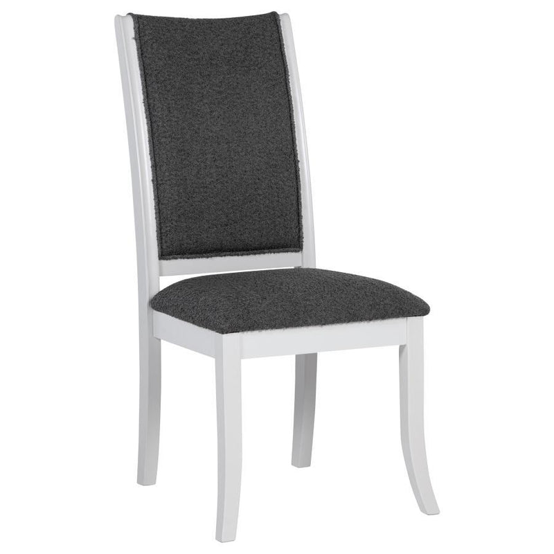 Judd - Upholstered Dining Side Chair (Set of 2) - Pearl White - JaxCo Furniture