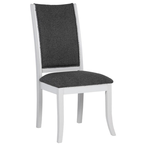 Judd - Upholstered Dining Side Chair (Set of 2) - Pearl White - JaxCo Furniture