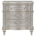 Evangeline - 3-Drawer Nightstand - Silver Oak - JaxCo Furniture