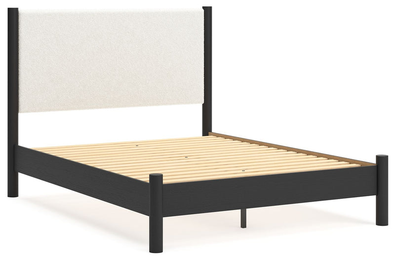 Cadmori - Upholstered Panel Bed - JaxCo Furniture