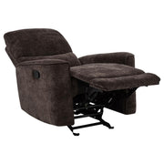Navarro - Chenille Upholstered Glider Recliner - JaxCo Furniture