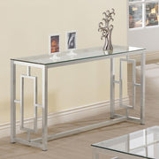 Merced - Glass Top Metal Table - JaxCo Furniture
