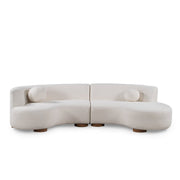 Octavia - Sectional - Ivory - JaxCo Furniture