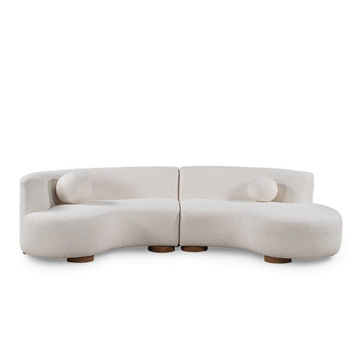 Octavia - Sectional - Ivory - JaxCo Furniture