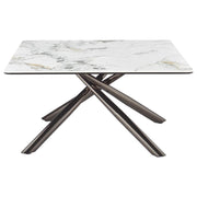 Carvell - Square Sintered Stone Table - JaxCo Furniture