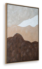 Fanthorne - Tan / Brown / White - Wall Art - JaxCo Furniture