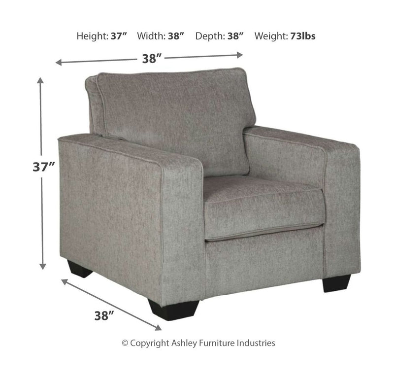 Altari - Chair With Ottoman - JaxCo Furniture