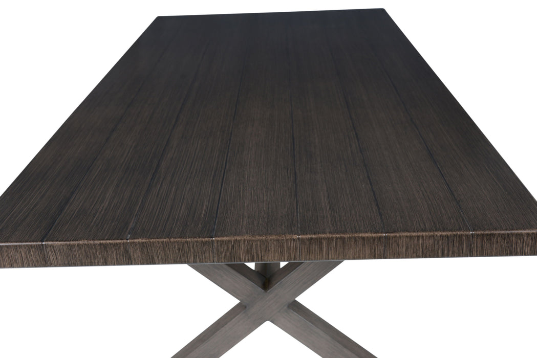 Marina - Rectangular Patio Table - Brown - JaxCo Furniture