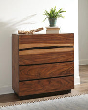 Winslow - 4-Drawer Bedroom Chest - Smokey Walnut - JaxCo Furniture