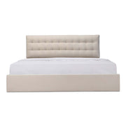 Sebastion - Queen Storage Bed - Cream - JaxCo Furniture