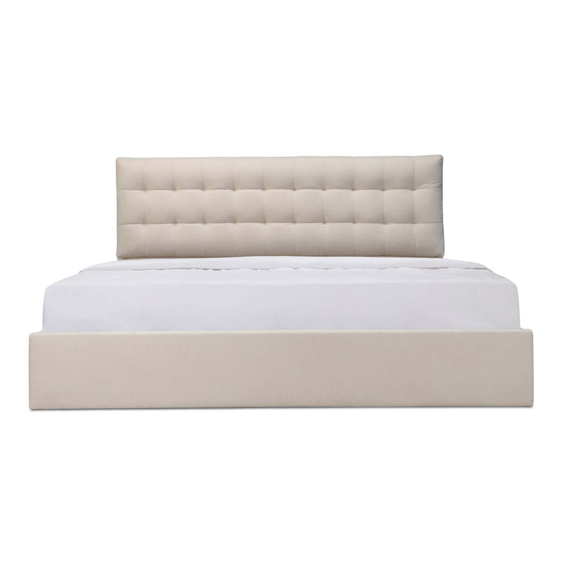 Sebastion - Queen Storage Bed - Cream - JaxCo Furniture
