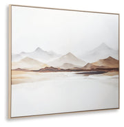 Karalen - White / Gray / Brown - Wall Art - JaxCo Furniture