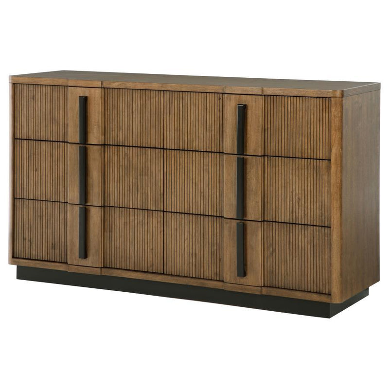 Terrace - 6-Drawer Dresser Cabinet - Ash Brown - JaxCo Furniture