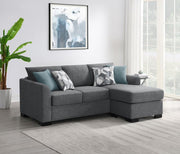 Storey - Upholstered Sleeper Sectional Chaise Sofa - JaxCo Furniture