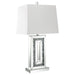 Ayelet - Tapered Shade Mirrored Table Lamp - Silver - JaxCo Furniture