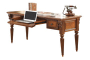 Huntington - Writing Desk - Antique Vintage Pecan - JaxCo Furniture